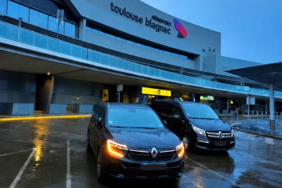 chauffeur vtc transport vers aeroport toulouse
